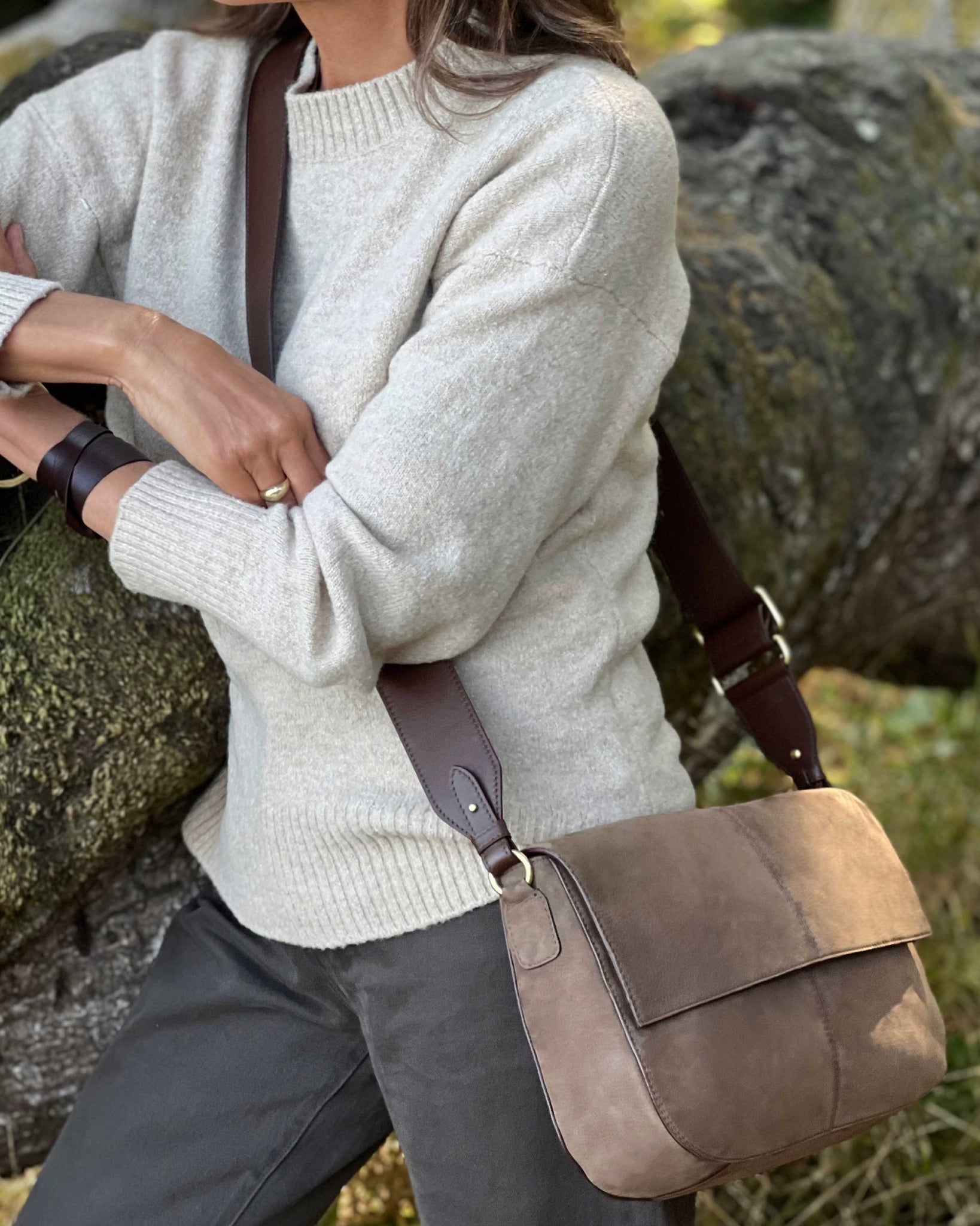 Nubuck Messenger Bag