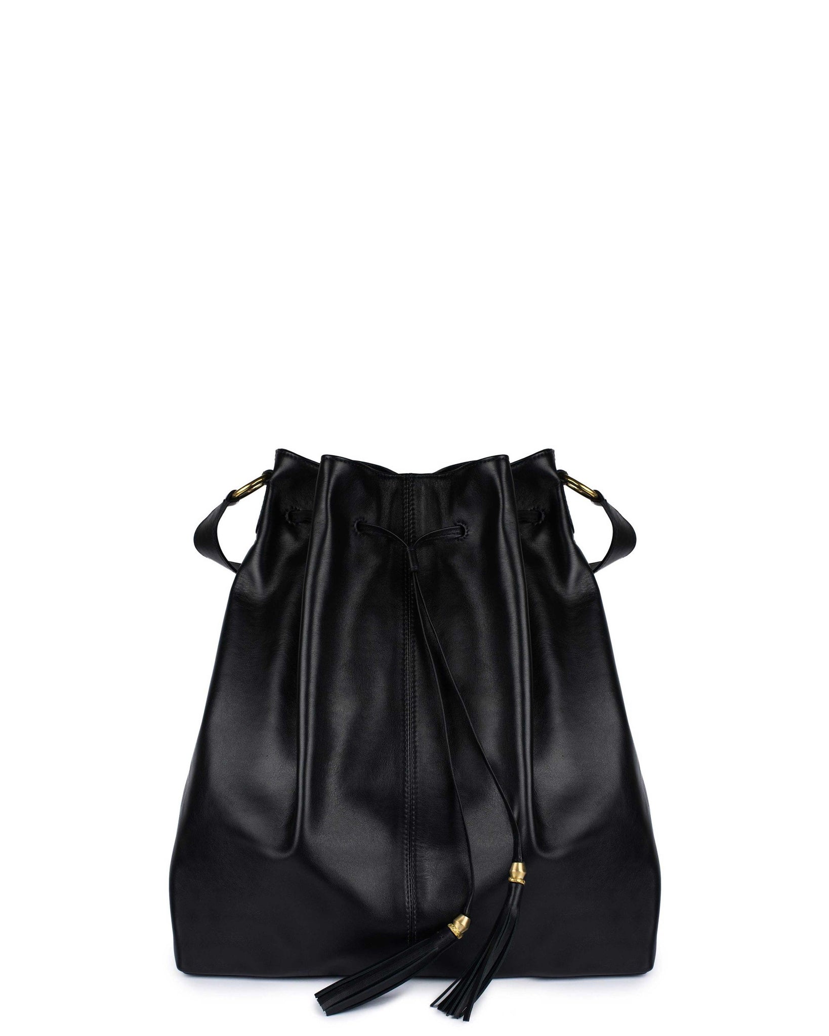 L'AVENTURA LARGE BUCKET BAG in Black Napa – Kendall Conrad