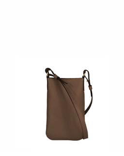 Lupe Sino II Tote Bag in Umber Suede