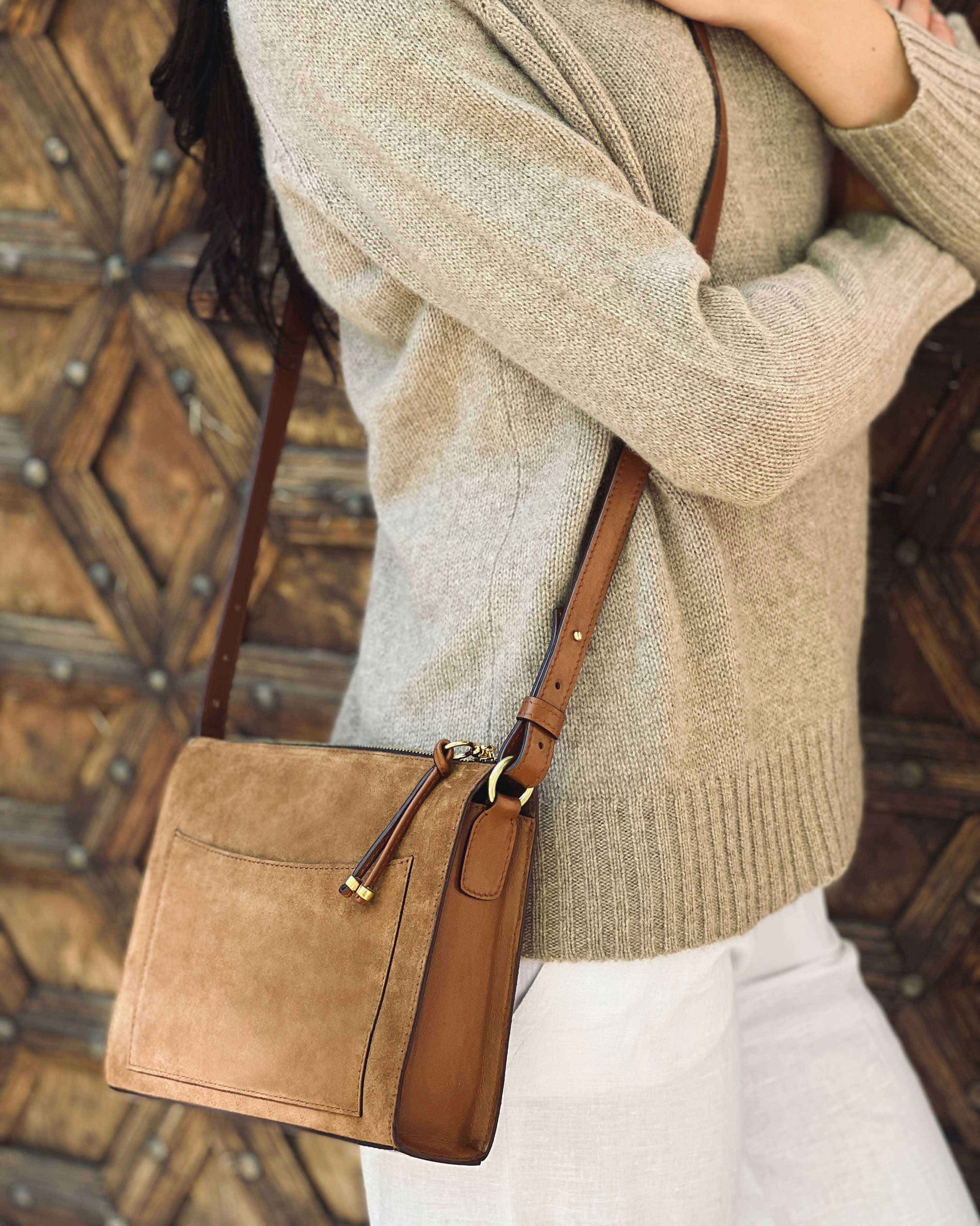 Sienna Suede Tote