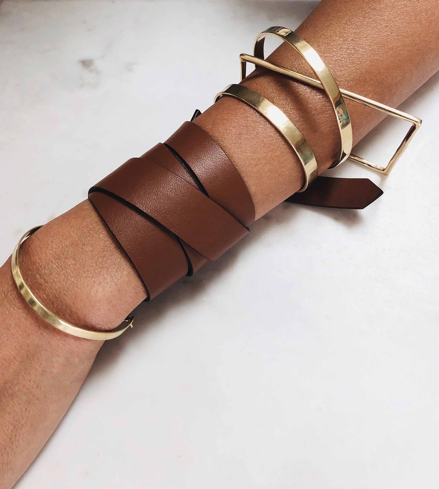 WRIST STRAP in Sienna Napa – Kendall Conrad