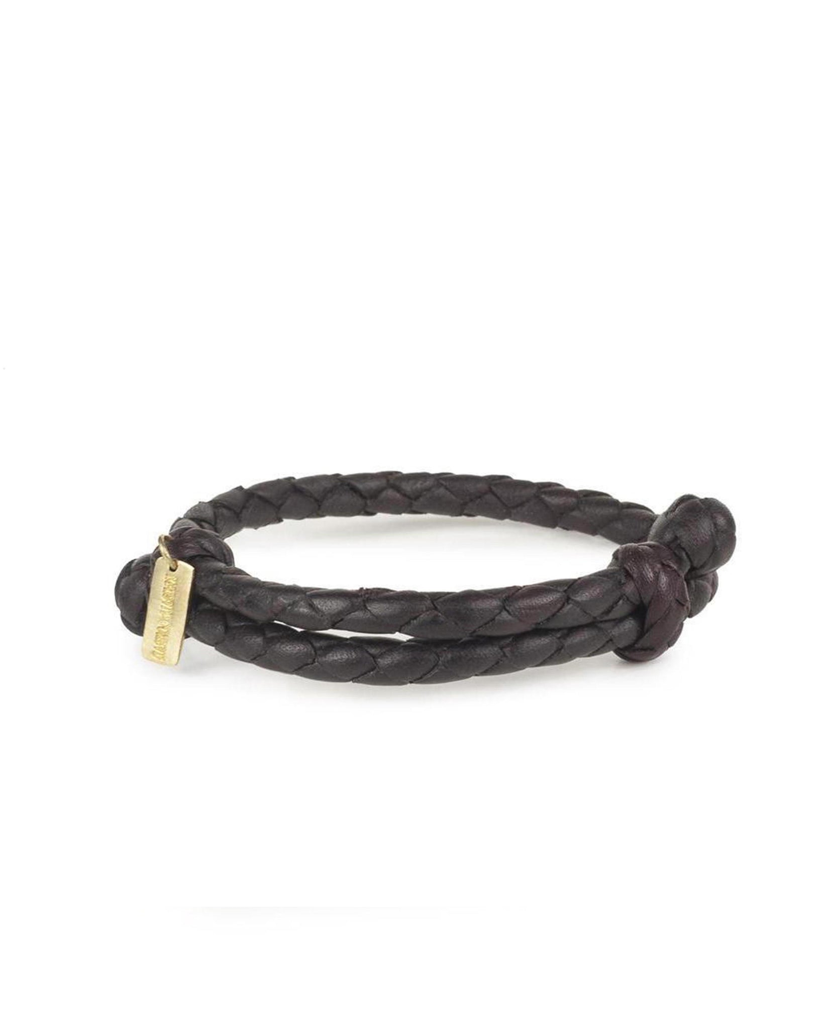 Bottega Veneta Men's Woven Leather Bracelet